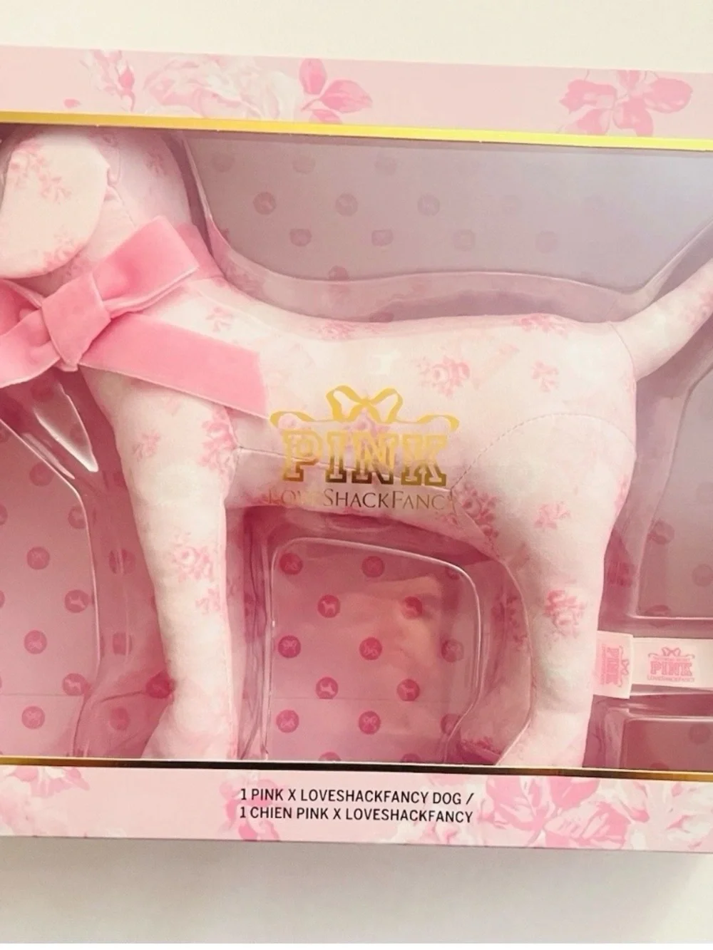 Love Shack Fancy x PINK Dog Bow Limited Edition Exclusive NEW Victoria Secret